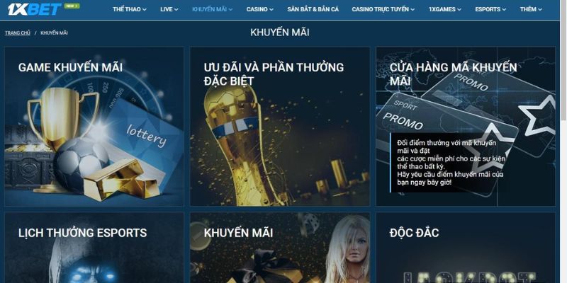 Giao diện và trải nghiệm người dùng trên 1xBet